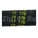 Ремень 1195H7 EL HUTCHINSON - INDESIT 089652