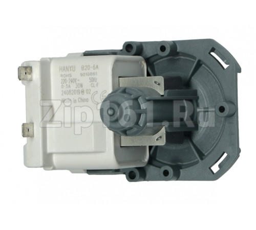 Помпа HANYU 9010208 - B20-6AZC 30W на защелках 3шт клеммы сзади раздельно
