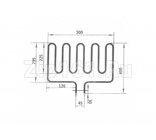 ТЭН для саун HARVIA ZSK-710 2500W 280 А 8/2,5 Т 220