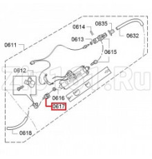 Соединение термоблока для Bosch Vero, Siemens EQ.5 622062
