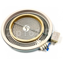 Электроконфорка 2х-зонная 2200W/1000W 230V Indesit C00089645