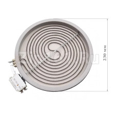 Электроконфорка 2100W D230mm (hi-light) Whirlpool 481231018892 C00327341 Электроконфорка 2100W D230mm (hi-light) Whirlpool 481231018892 C00327341