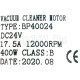 Мотор пылесоса моющий 400W, 24V, H=170mm, D=148mm аналог Ametek 11ME15