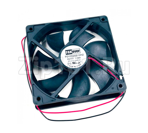 Вентилятор 120x120x25мм 12В 0,38A FD12025S12H2 DC (скольжения) FANOVER