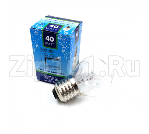Лампочка духовки E27 40W 300*