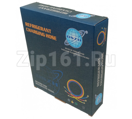 Набор шлангов 3шт 150см, 800PSI (R22, R134, R404, R410) DSZH CT-360-RYB-H