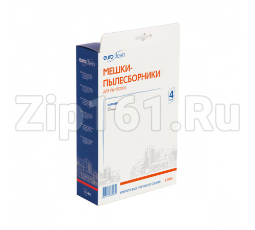 Мешки пылесборники, 4 шт Euroclean для пылесоса E-58/4