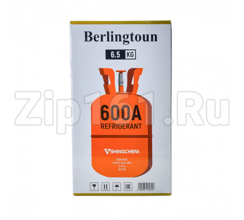 Фреон R-600А баллон 6,5 кг Berlingtoun