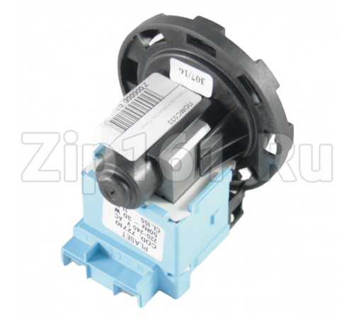 Помпа 30W на 8 защелках, выводы назад, раздельно, Plaset cod. 72710