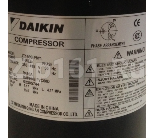 Компрессор JT160G-P8Y1 (Daikin) Haier 0010759923 48000BTU R410