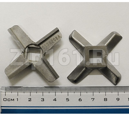 Нож MOULINEX/REDMOND, четырехгранник,  для моделей RMG-1203-8, RMG-1204 (MOULINEX, для модели HV6 (т