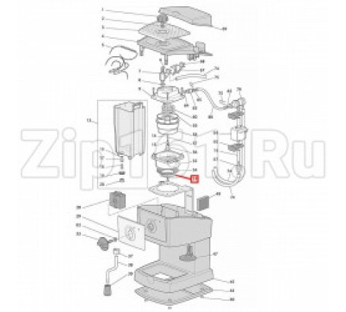 Сеточка бойлера для кофеварки Delonghi 42,3 мм 6032107100