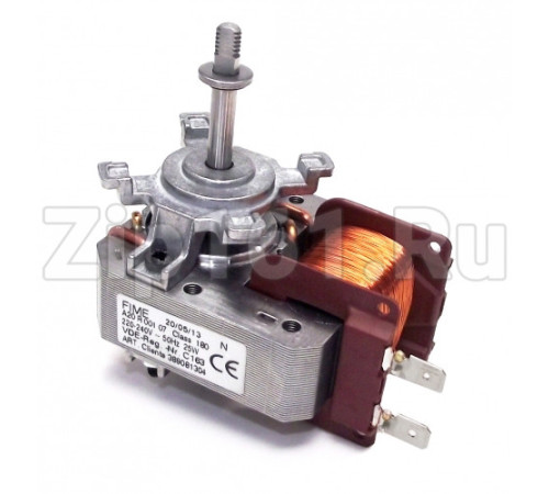 Мотор вентилятора обдува духовки ZANUSSI 3890813045 25W, 220-240V, 50Hz.