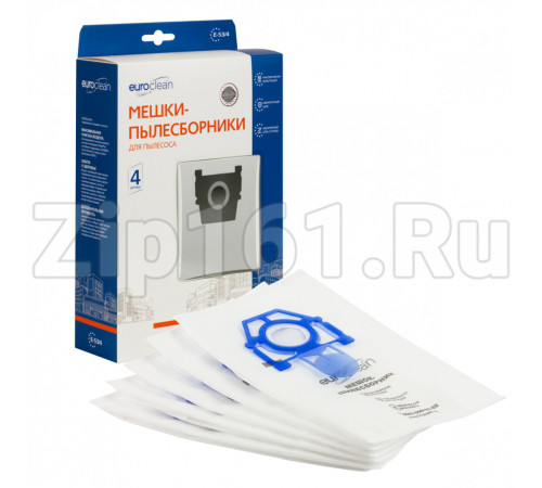 Мешки пылесборники, 4 шт Euroclean для пылесоса E-53/4
