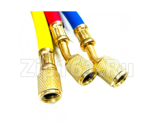Набор шлангов 3шт 180см, 500PSI (R12, R22, R134a, R404, R407) SKV CH500-72