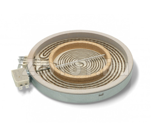 Конфорка для стеклокерамической EIKA HiLi 2100/700W D230mm плиты Whirpool 481231018895