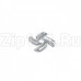 Нож мясорубки Braun BR7000899 (посадка 9mm, h-5.4mm) MM01W08