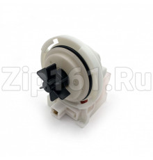 Сливной насос Copreci 30W без улитки, 4 защелки по кругу, фишка вперед Bosch, Siemens 215914