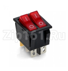Кнопка двойная универсальная KCD6 15A