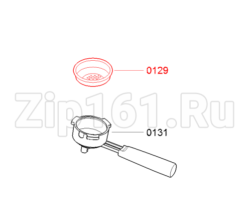 Фильтр кофеварки на 1 чашку Zelmer, Krups 00631949