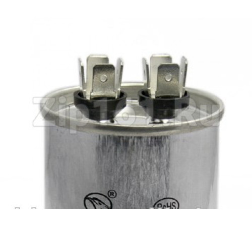 Конденсатор CBB65 55uF 450V алюминий 2x4 контакта
