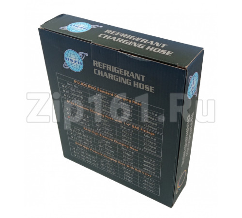 Набор шлангов 3шт 180 см, 600PSI (R-134, R-404, R-407) DS 72600