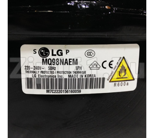 Компрессор линейный для холодильника LG TCA31581501 MQ98NAEM