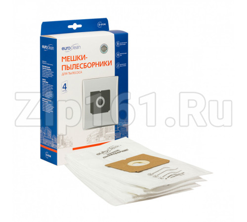 Мешок-пылесборник Euroclean E-01/4, 4 шт