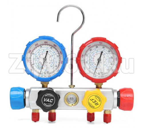 Манометрическая станция четырехвентильная DSZH CT-436G (68мм, R22,R404,R134)