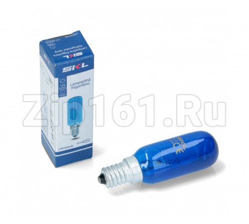 Лампа синяя для холодильника E14 25W Bosch 00612235