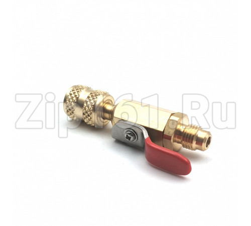 Вентиль-адаптер DSZH BV-03 штуцер 1/4 - гайка 5/16 (R410A)