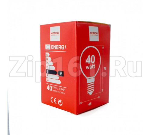 Лампа для духовки E14 40W 220/240 300C MONDO