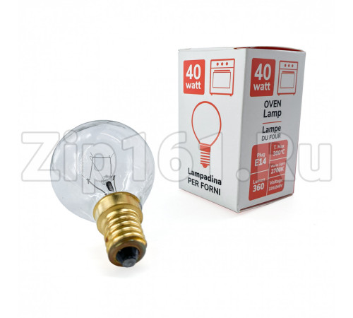 Лампа для духовки E14 40W 220/240 300C MONDO