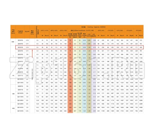 Компрессор Berlingtoun L-QD35YG (R600, 53Вт при -23С)