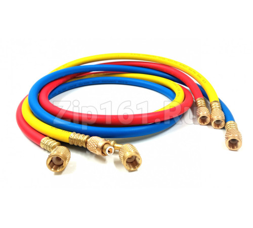 Набор шлангов 3шт 120см, 600PSI (R-134, R-404, R-407) DSZH DS 48600