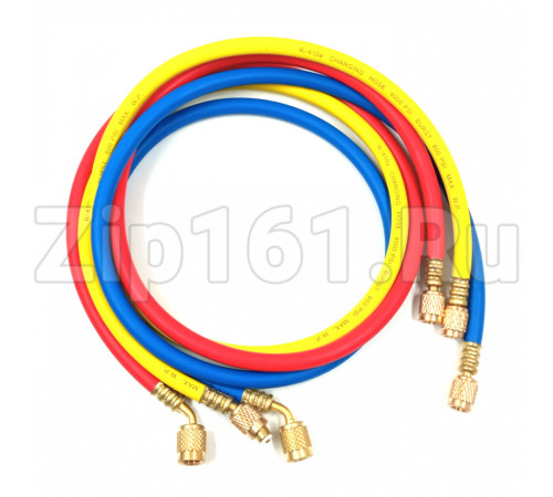 Набор шлангов 3шт 120см, 600PSI (R-134, R-404, R-407) DSZH DS 48600