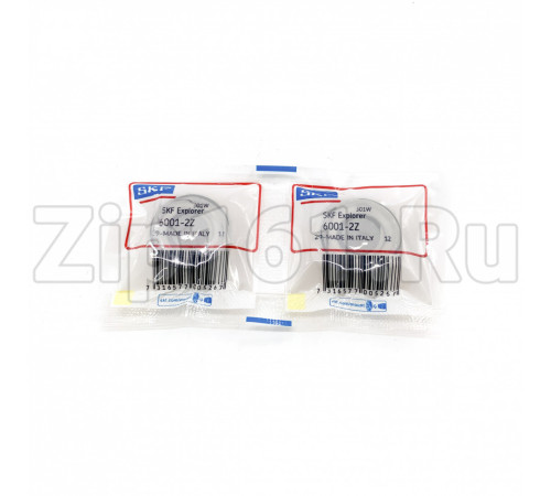 Подшипник 6001 ZZ 12x28x8 мм SKF в коробке