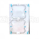 Полка-крышка нижнего ящика холодильной камеры стеклянная Haier 0060858612HRC