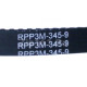 Ремень кухонного комбайна Kenwood, 126 зубьев, RPP3M-345-9. для модели PRO 2000 MG700