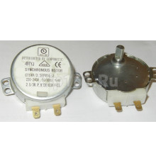 Мотор вращения тарелки СВЧ 220V-4W 2.5/3prm 16mm FASTON 4.8mm LG 6549W1S018A