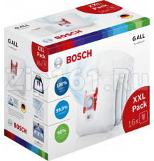 Мешок тип "G ALL", 16 шт для пылесоса Bosch 17002095