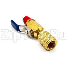 Вентиль шаровый CBFF-1 1/4"SAE F x 1/4"SAE M для заправочных шлангов