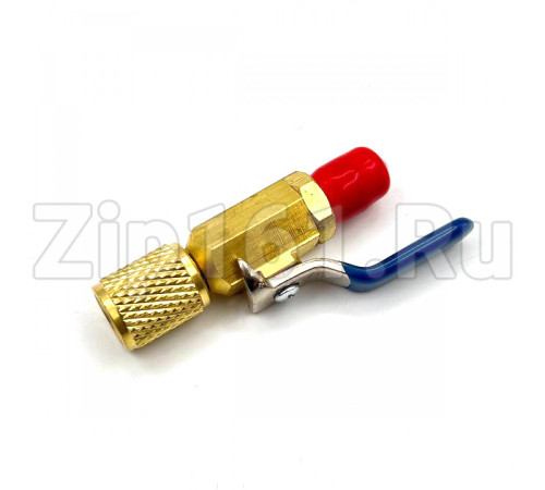 Вентиль шаровый CBFF-1 1/4"SAE F x 1/4"SAE M для заправочных шлангов