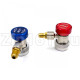 Коллектор M80336A-R410a (R22/R134a/R410a/R404a) в комплекте шланги 3 шт 90см и быстросъемы QC17