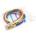 Коллектор M80336A-R410a (R22/R134a/R410a/R404a) в комплекте шланги 3 шт 90см и быстросъемы QC17 Коллектор M80336A-R410a (R22/R134a/R410a/R404a) в комплекте шланги 3 шт 90см и быстросъемы QC17