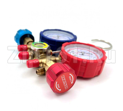 Манометрическая станция DSZH WK-536G-R134a R22/134/404/407/410 стекло без шлангов