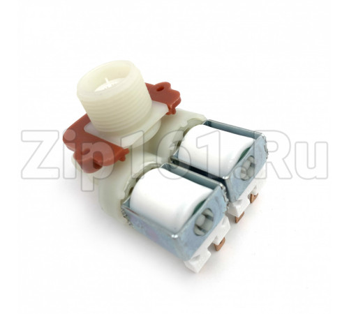 Электроклапан 2Wx90 пластиковый крепеж Whirlpool 481981729327 C00375212 Оригинал