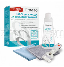 Набор для ухода за стеклокерамическими и индукционными плитами Brezo 97072