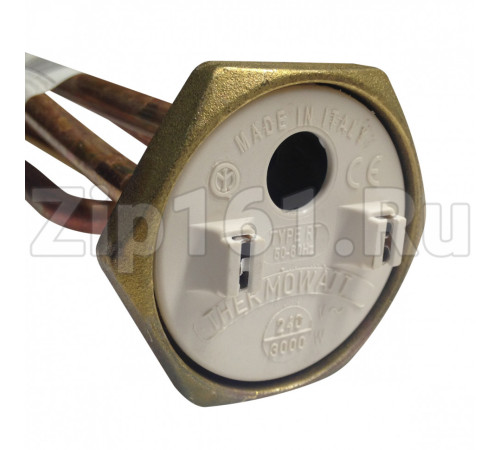 ТЭН водонагревателя 3000W RCT TW3 PA резьба D-42mm с местом под анод М6 Thermowatt 182322