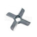 Нож для мясорубки Moulinex HV8 SS-193517 BOSCH 00755469 ZELMER 86.3107, 863107 Нож для мясорубки Moulinex HV8 SS-193517 BOSCH 00755469 ZELMER 86.3107, 863107